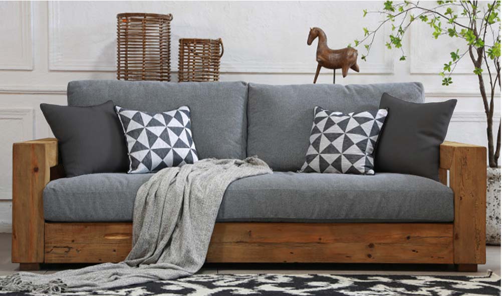 Scatter cushions on clearance sofa